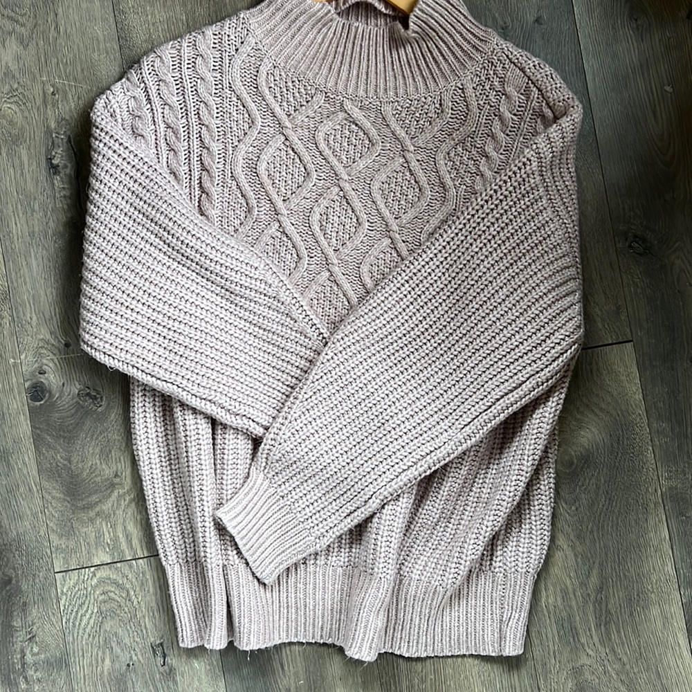 Pink sweater a new day small